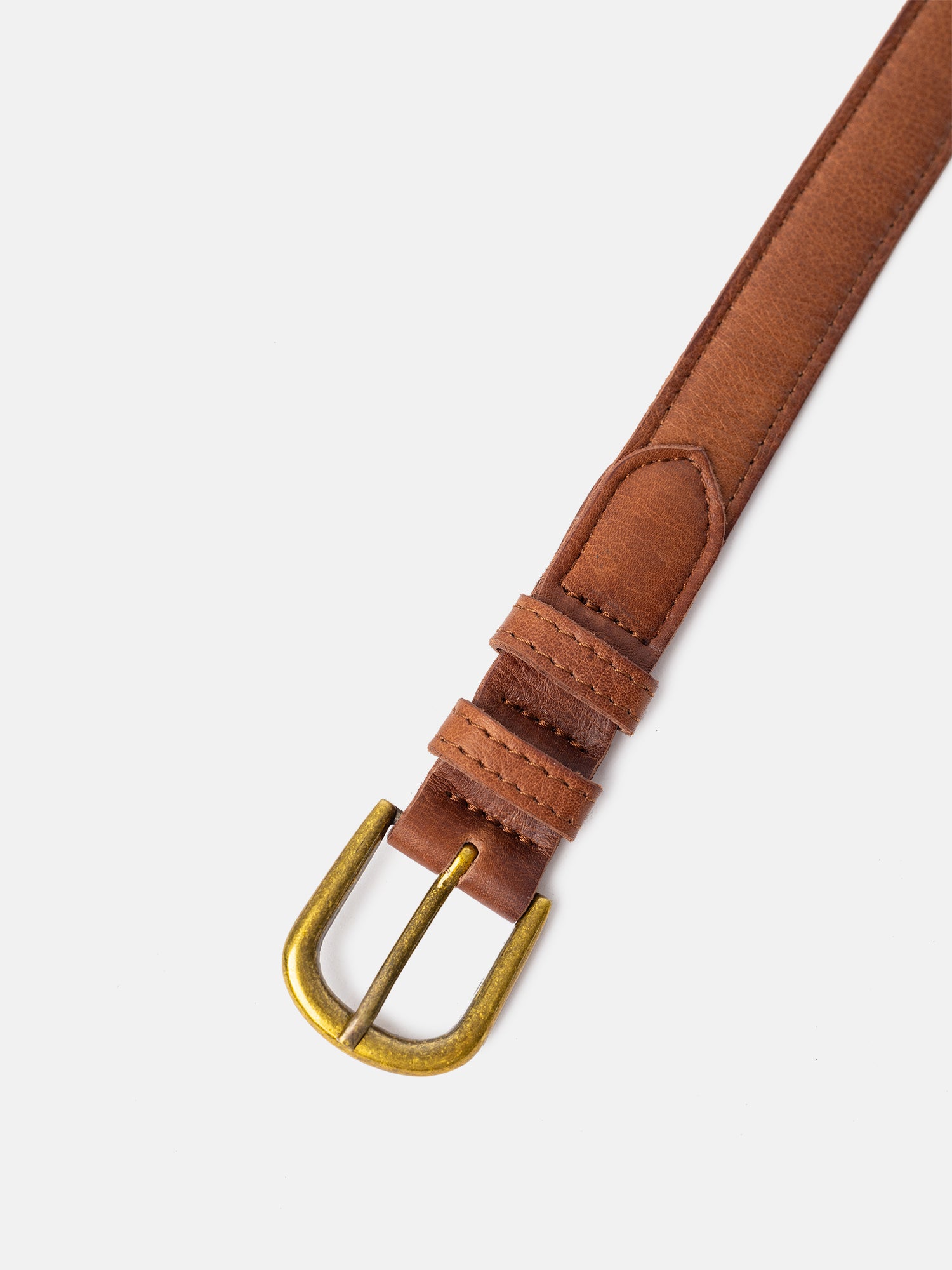 RE:DESIGNED Hyas Gürtel Walnut 90 cm Vollleder
