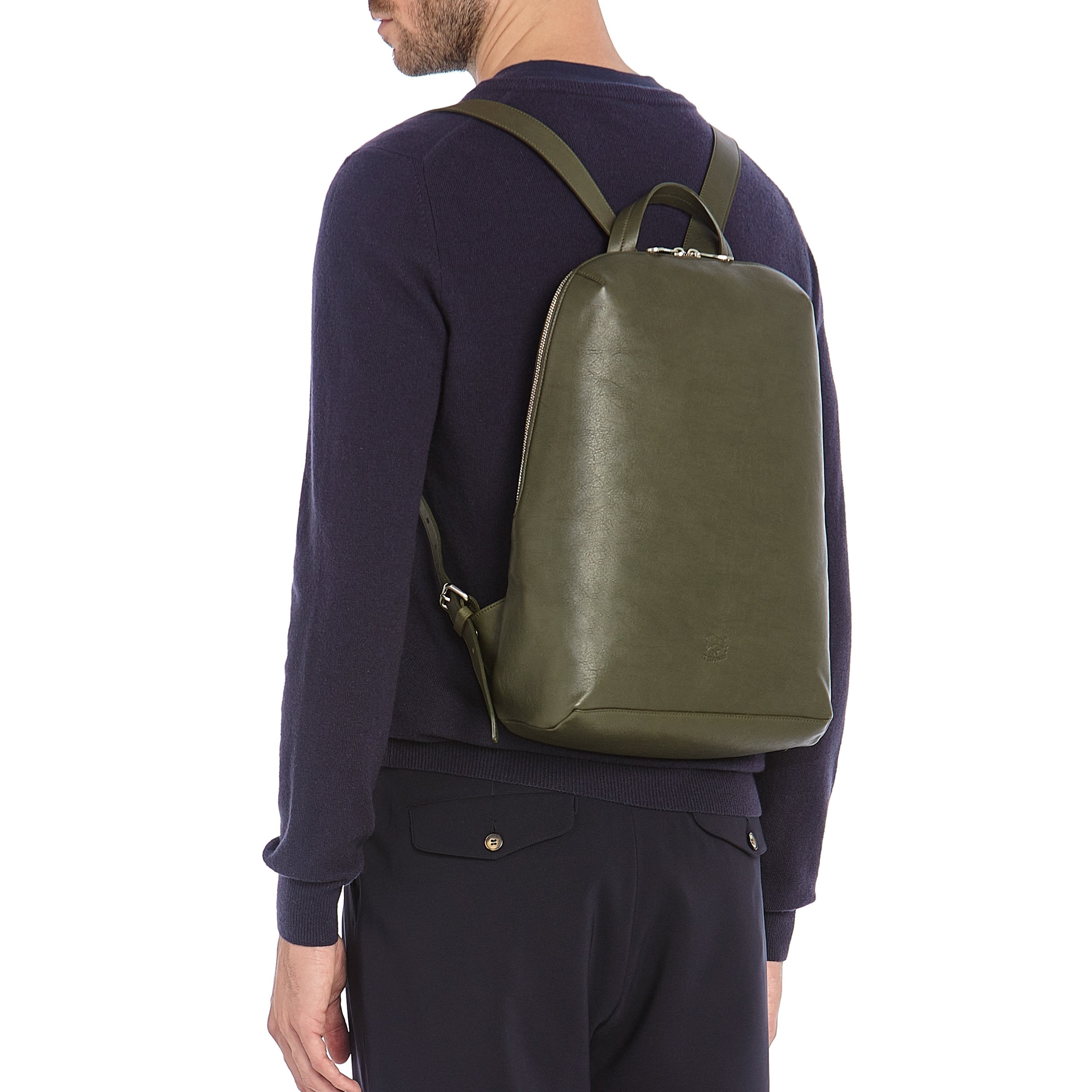 Il Bisonte Duccio Rucksack Herren Bosco Vollleder