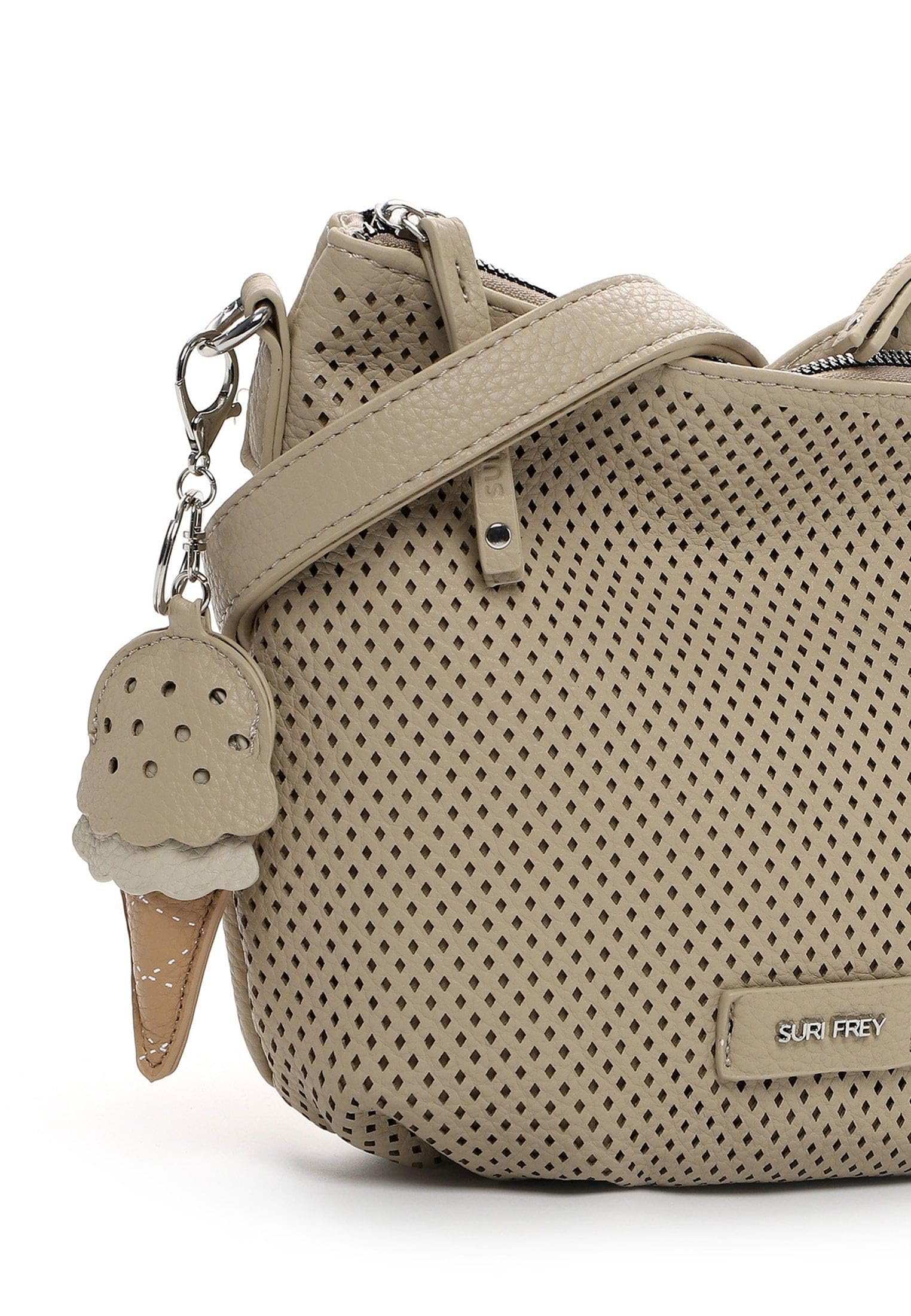 SURI FREY SFY Cilly Umhängetasche Beige 2 Fächer