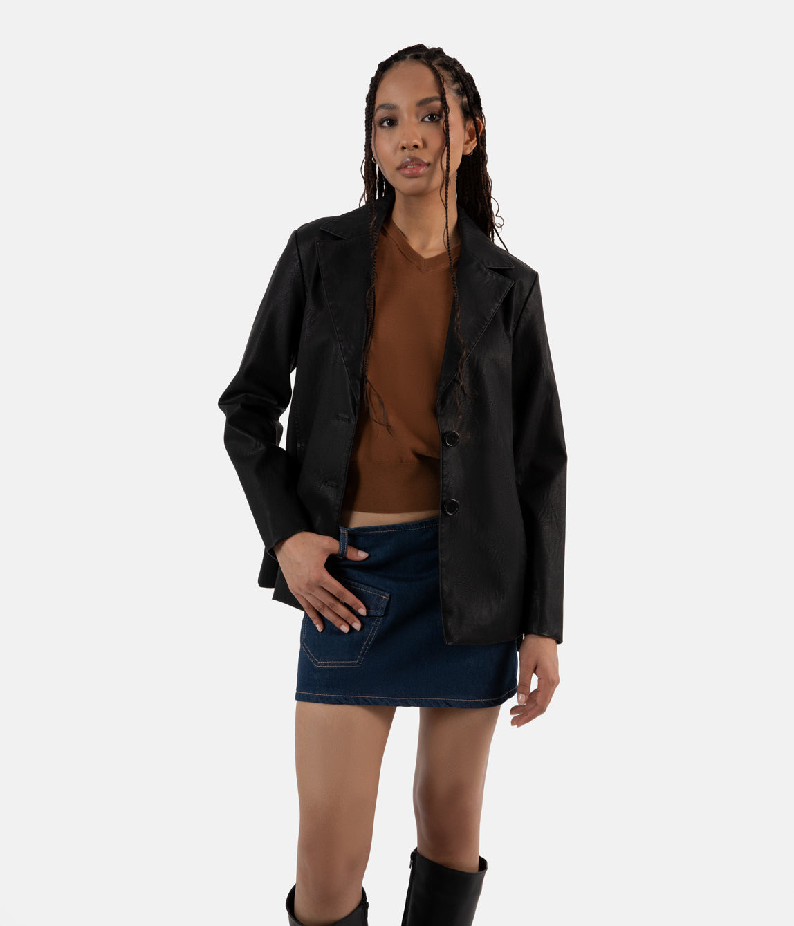 Matt & Nat Katrin Blazer Schwarz vegan