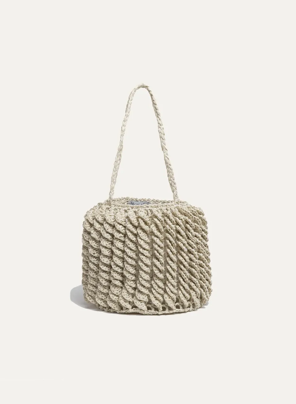 Maria la Rosa Gargano BR22.71 Tasche Ecru Rafia