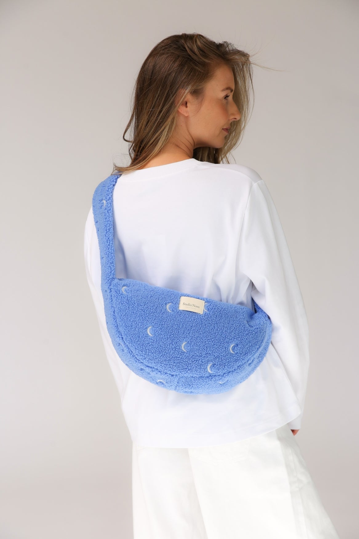 Studio Noos Teddy Mini Cross Body Bag Umhängetasche Hellblau