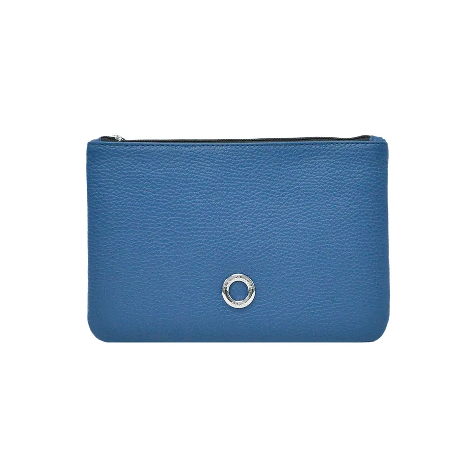 Lamarthe Prestige Clutch Leder Indigoblau Vollleder