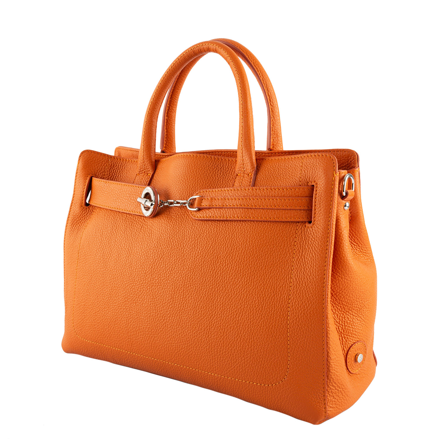 Lamarthe Paris Handtasche Orange Vollleder