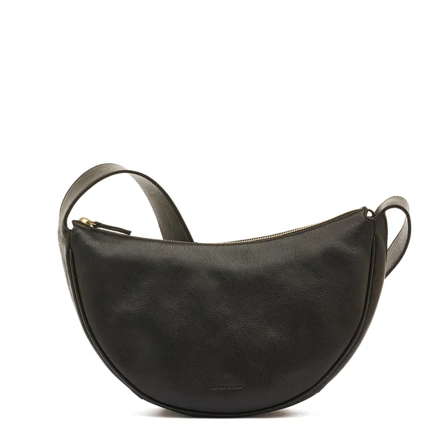 Il Bisonte Oliveta Hobo Vollledertasche schwarz