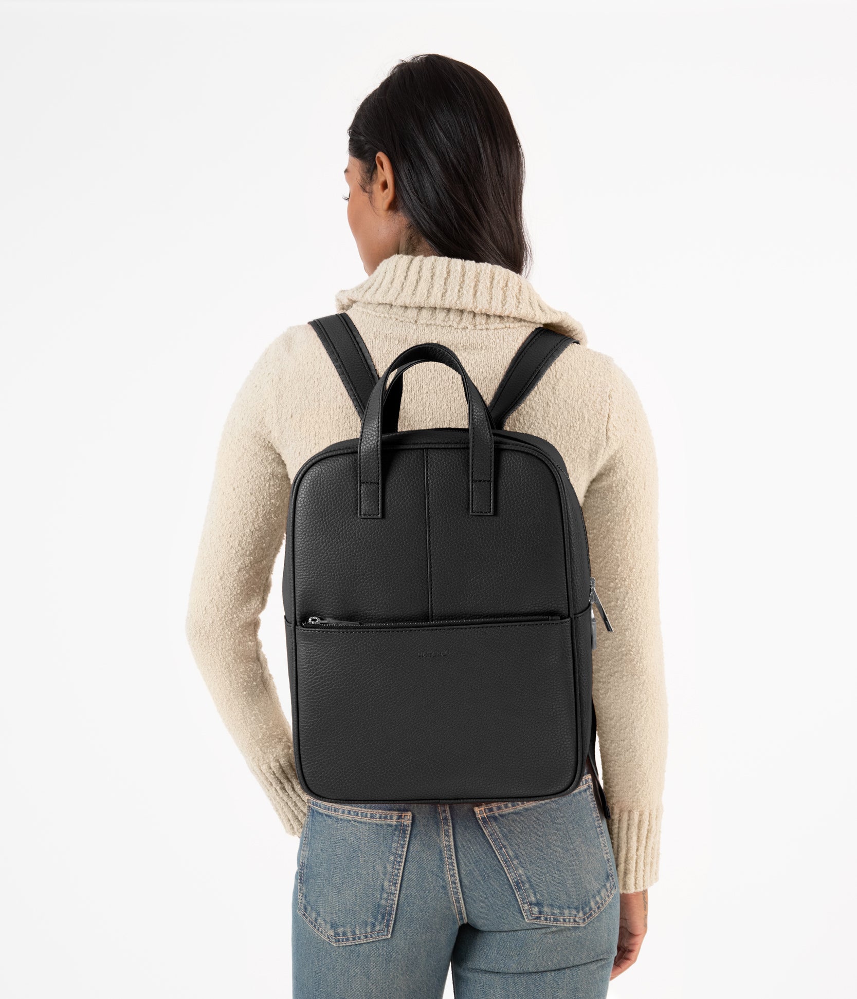 Matt & Nat Thebe Purity Rucksack Schwarz 13 Zoll