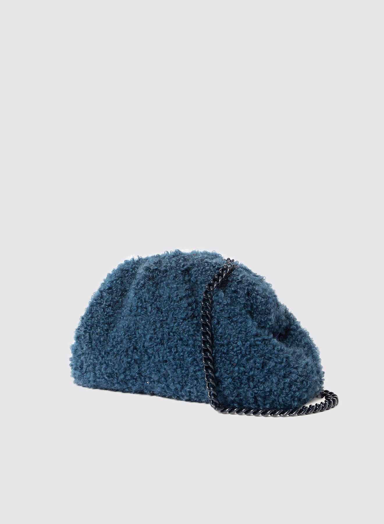 Maria la Rosa Burgeois Game Bag Clutch Bouclé OS