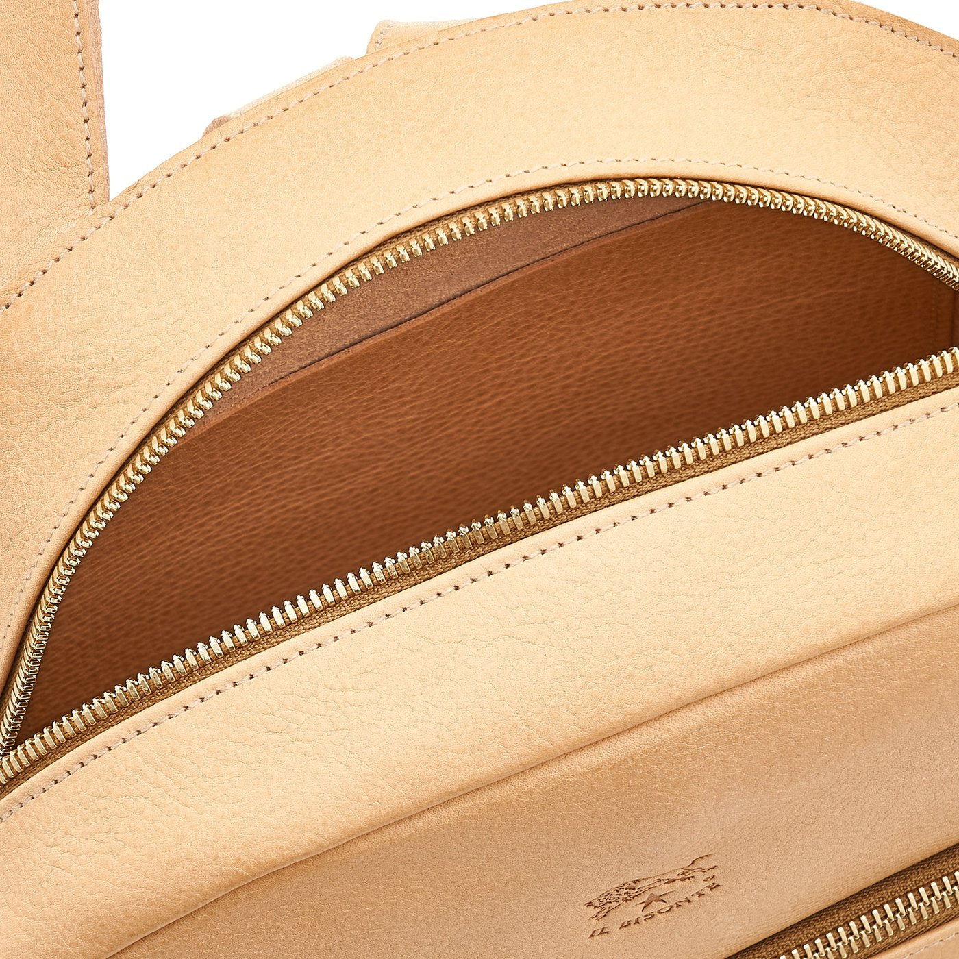 Il Bisonte Lungarno Lederrucksack Natur