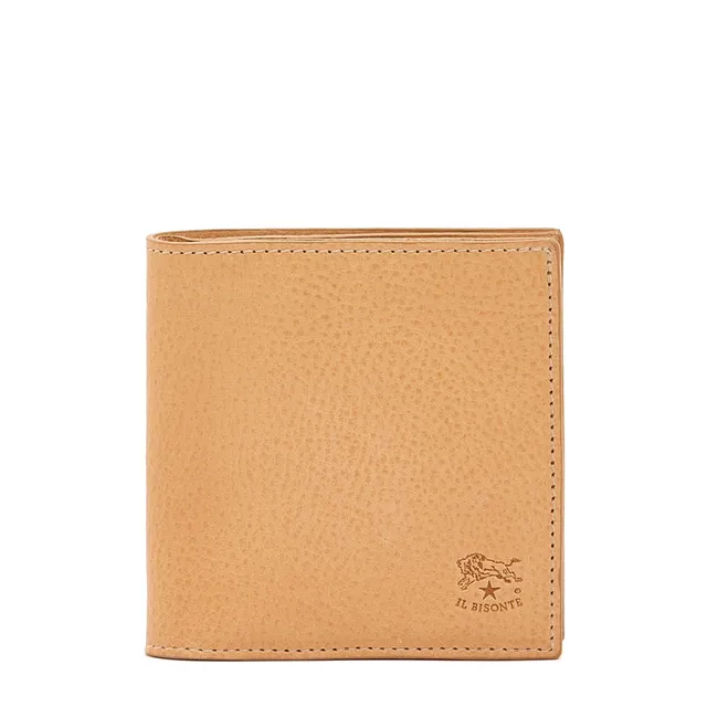 Il Bisonte Galileo Geldbörse natur Bifold Vollleder