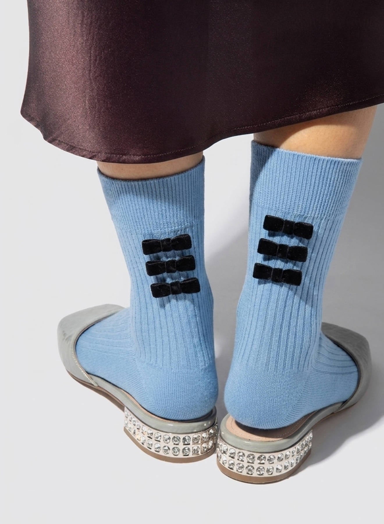Maria la Rosa Poetry Socken Cielo Bio-Baumwolle Schleifen