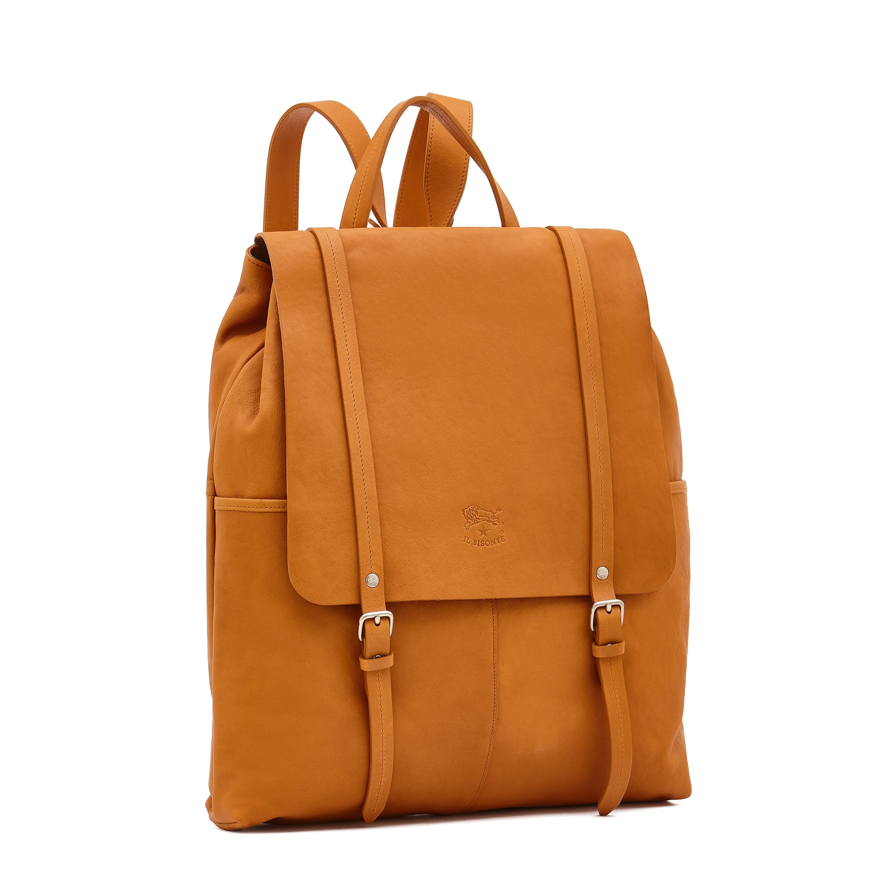 Il Bisonte Trappola Rucksack Natur Vollleder