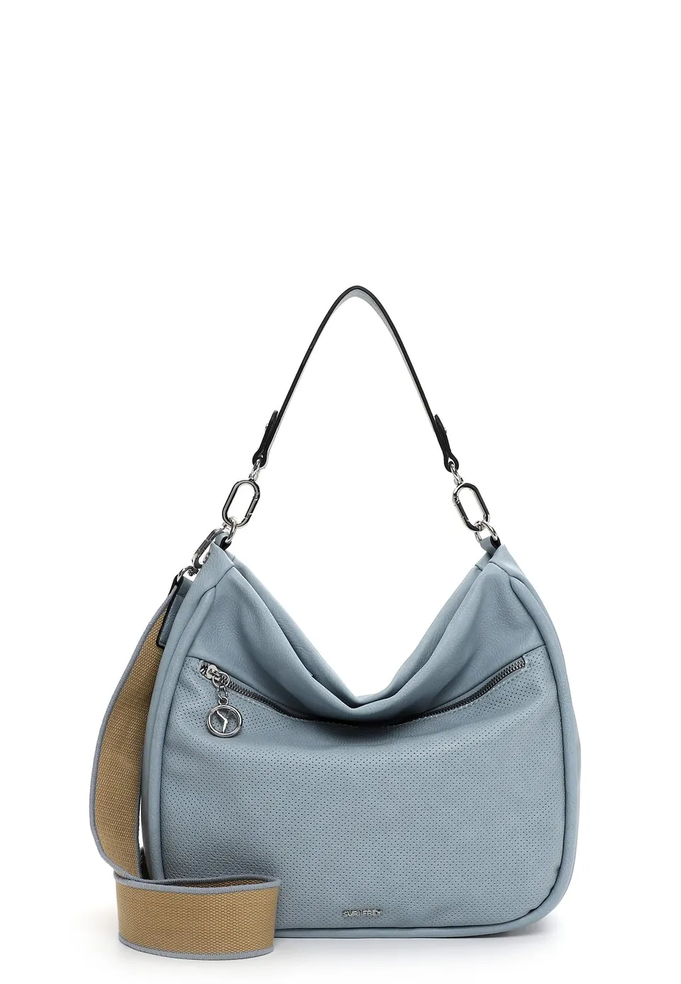 SURI FREY Patsy Shoulderbag Schultertasche Crystal Blue perforiert