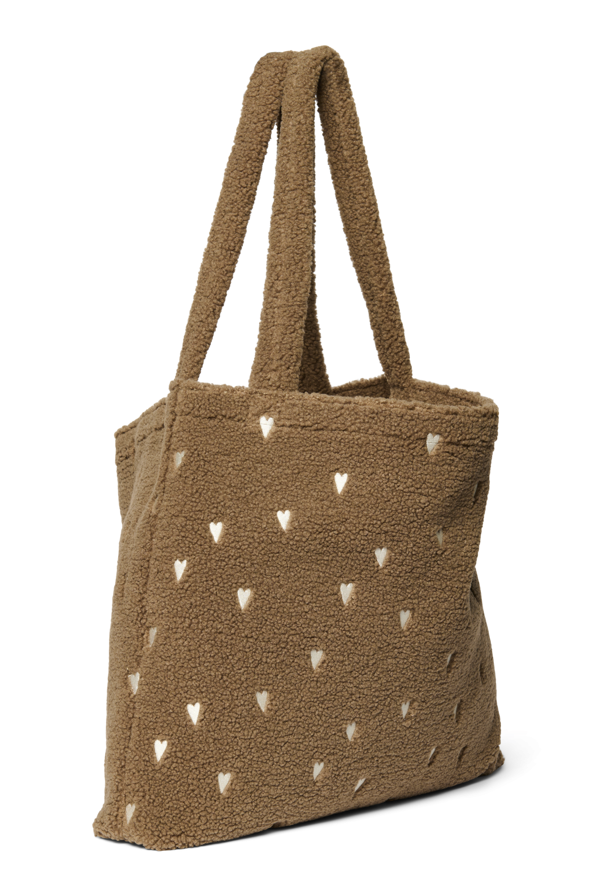 Studio Noos Teddy Mom Bag Wickeltasche Brown Hearts