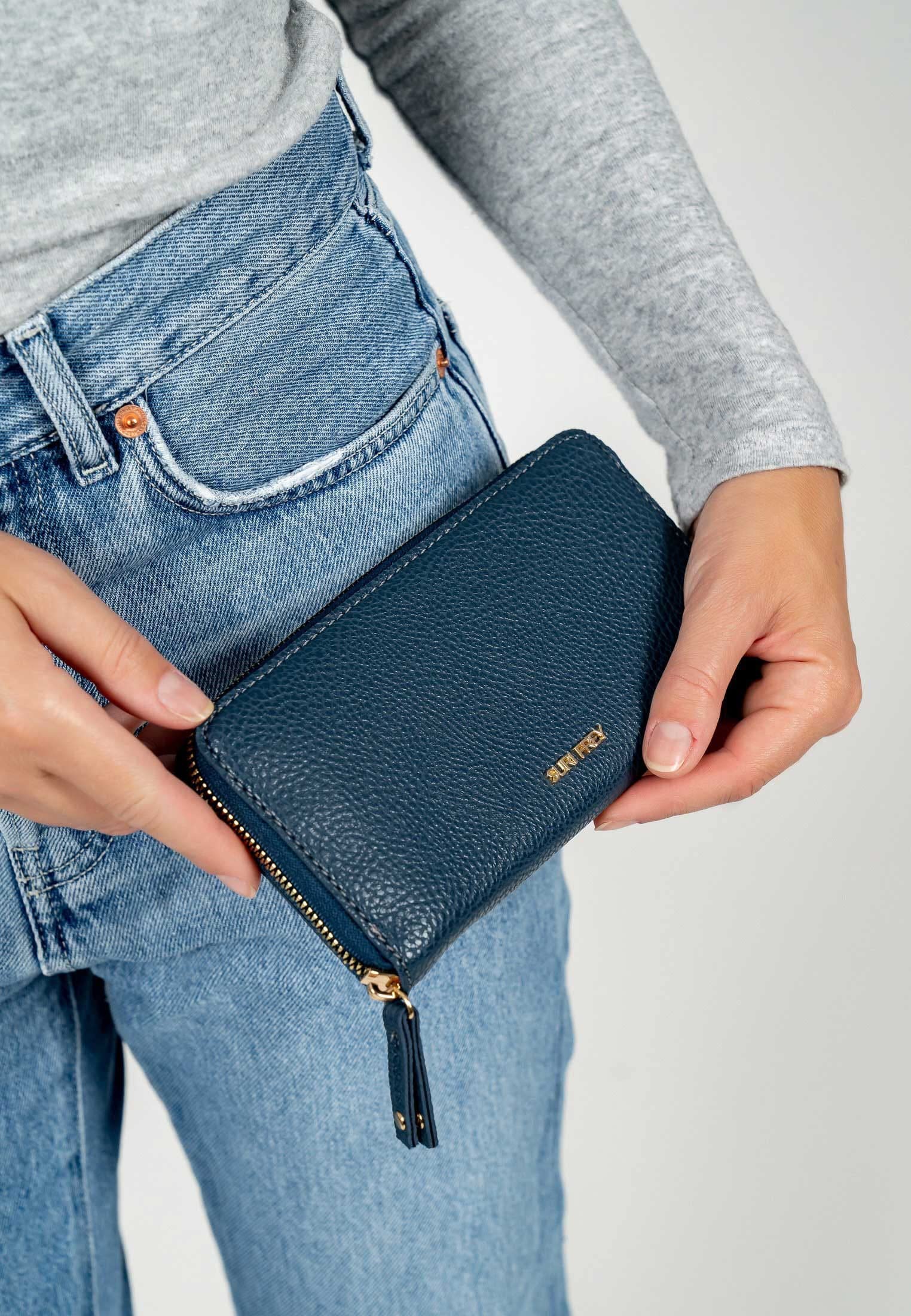 SURI FREY Ketty Zip Around Geldbörse Smokeblue