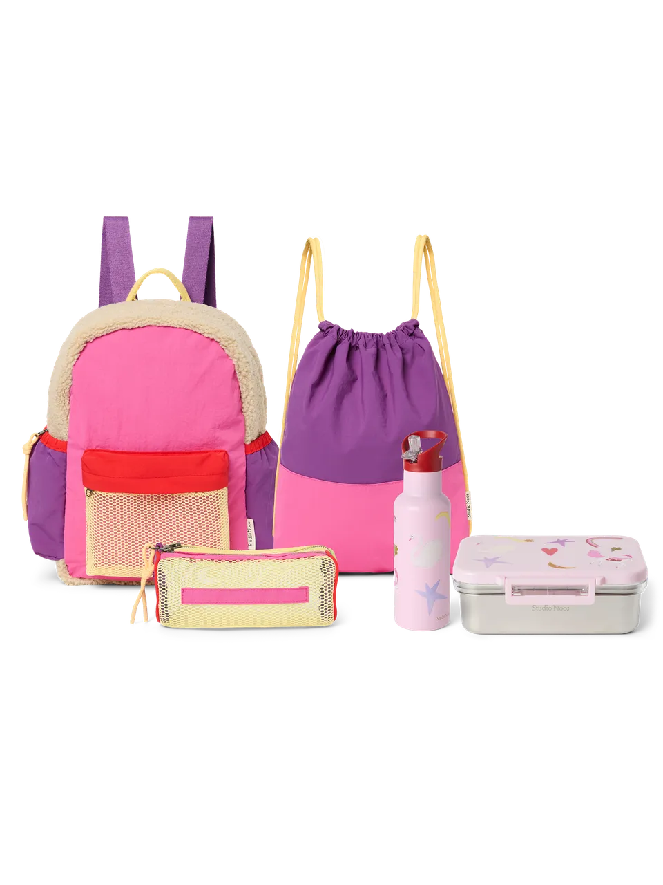 Studio Noos Back to School Set 500ML Pink Schulset