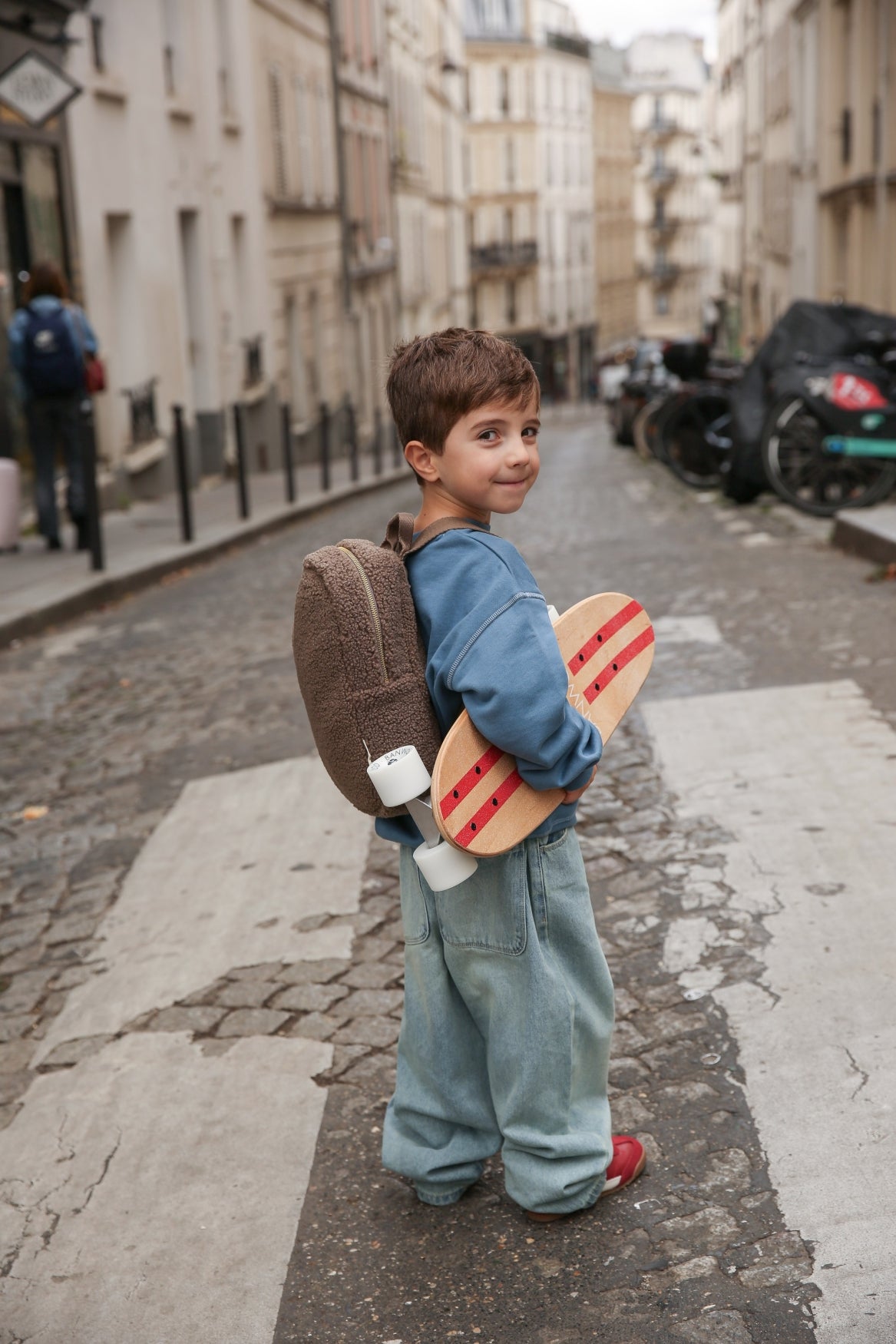 Studio Noos Teddy Mini Rucksack Brown für 0-5 Jahre