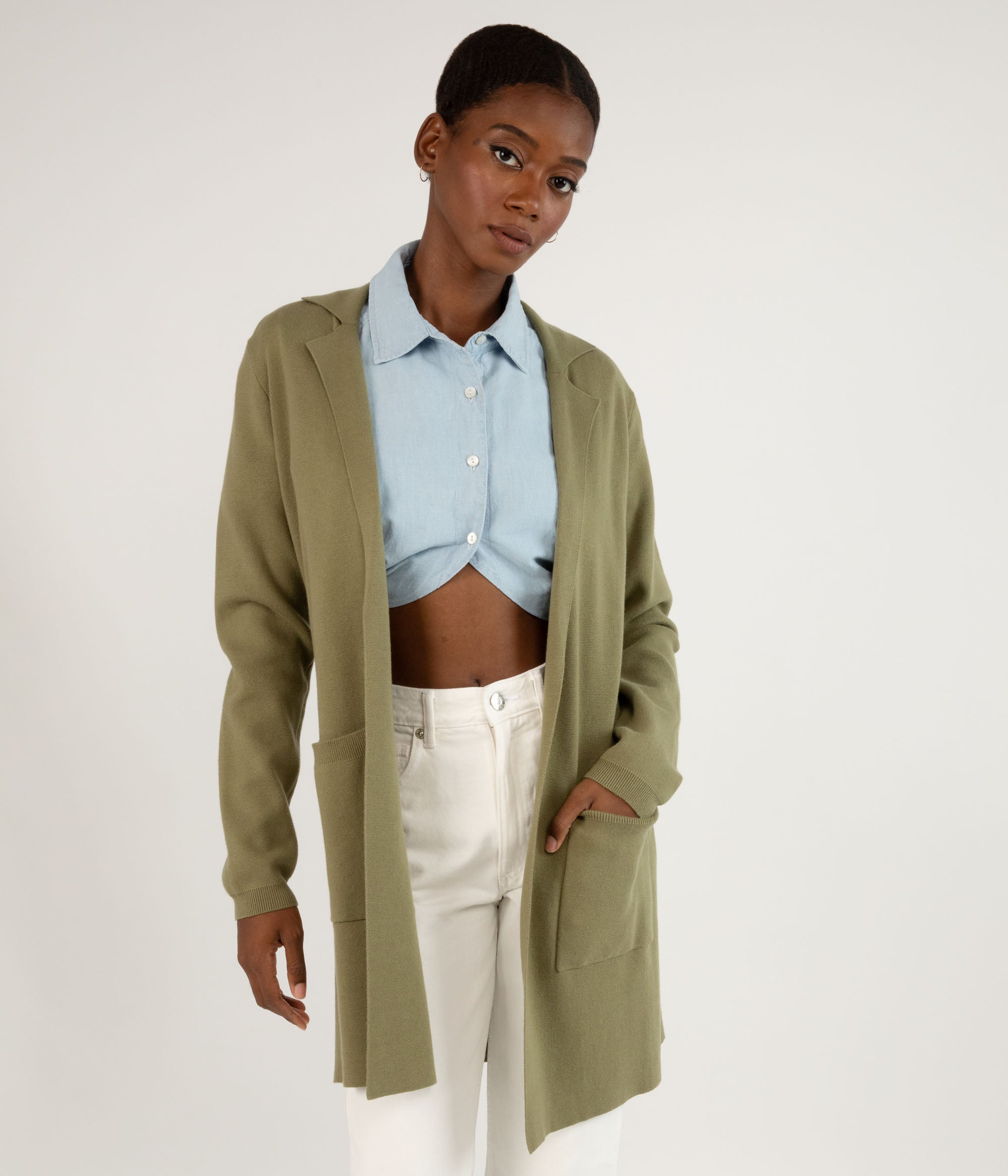 Matt & Nat Parkes Cardigan Bio-Baumwolle Blush
