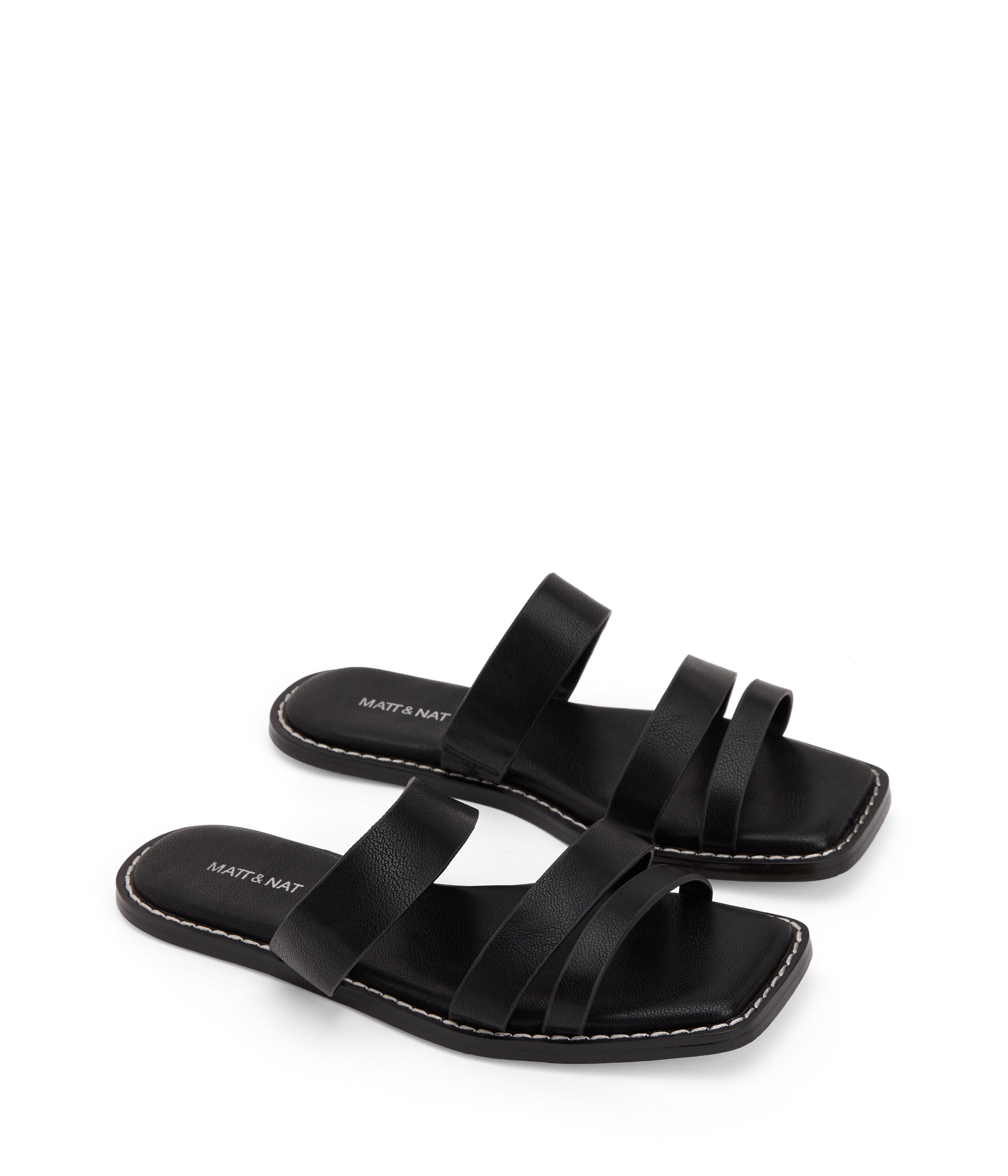 Matt & Nat Anzu Sandalen Damen Schwarz 38 vegan