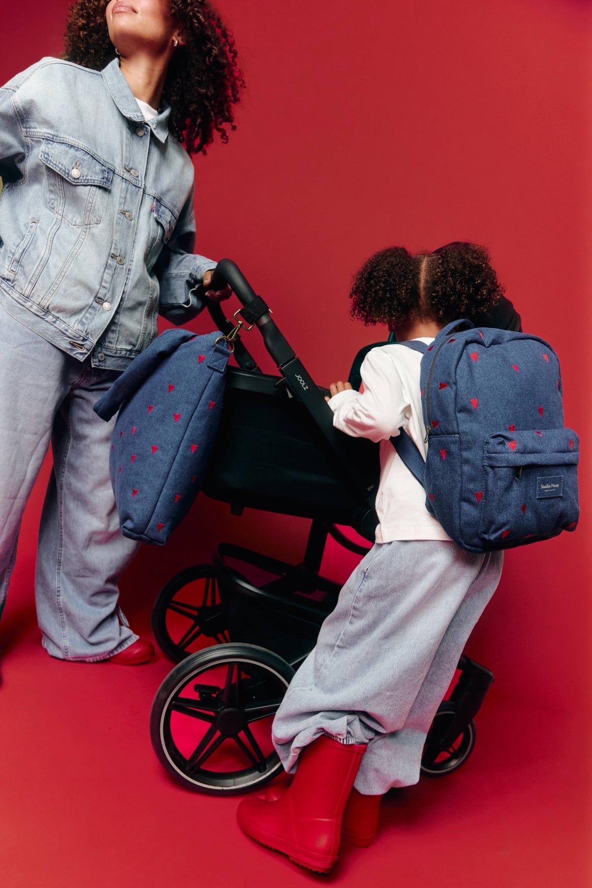 Studio Noos Denim Diaper Bag 2104 Wickeltasche Dark Blue
