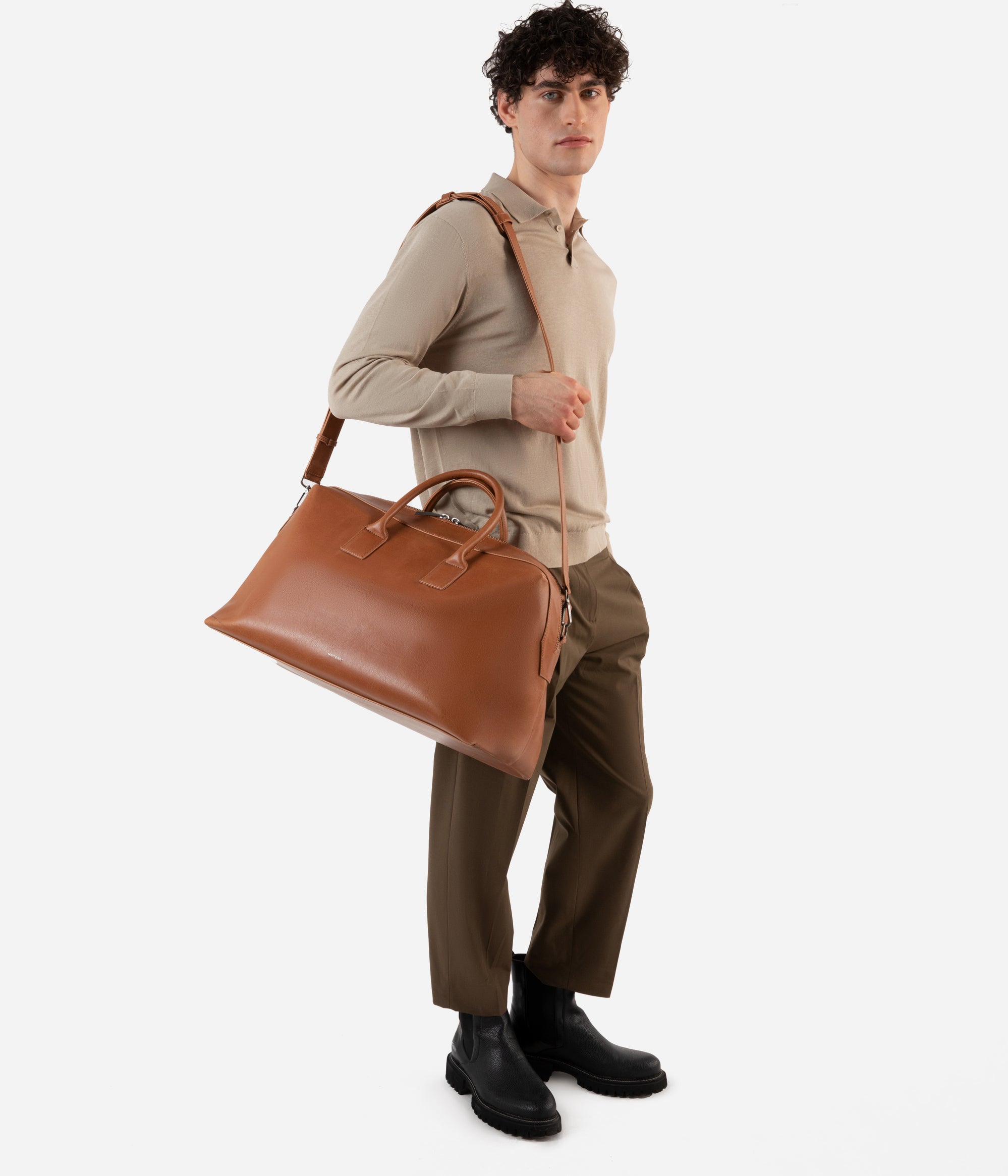 Matt & Nat Andro Vintage Weekender Schwarz vegan