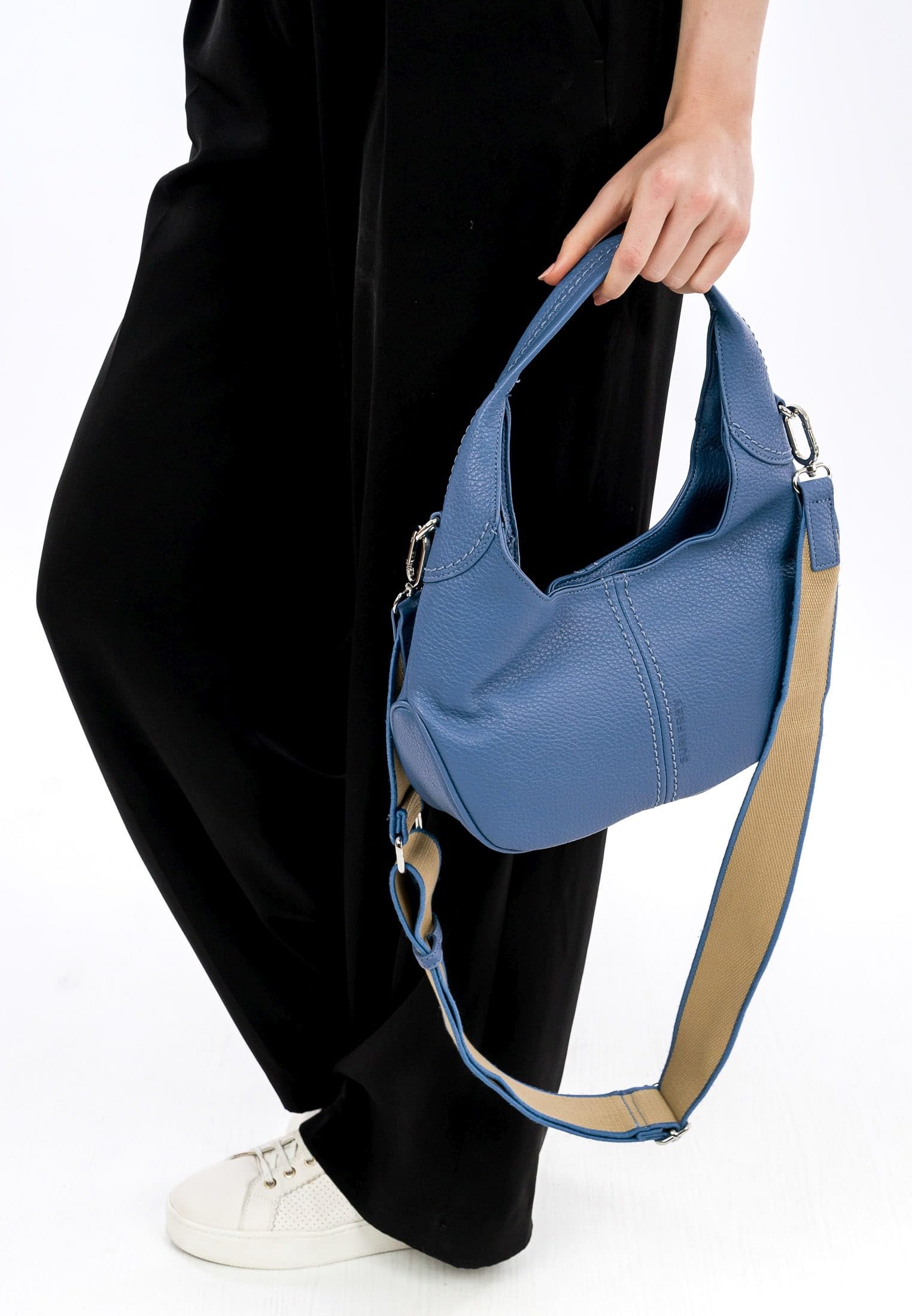 SURI FREY Nessy Shoulder Bag Umhängetasche Denim Blau