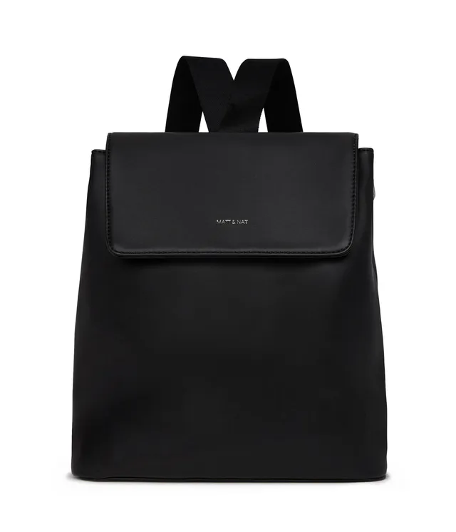 Matt & Nat Loom Annex Rucksack Schwarz 3-fächrig