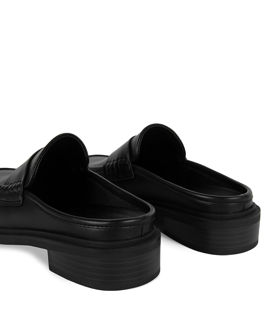 Matt & Nat Heidi Damen Mules Slipper schwarz vegan