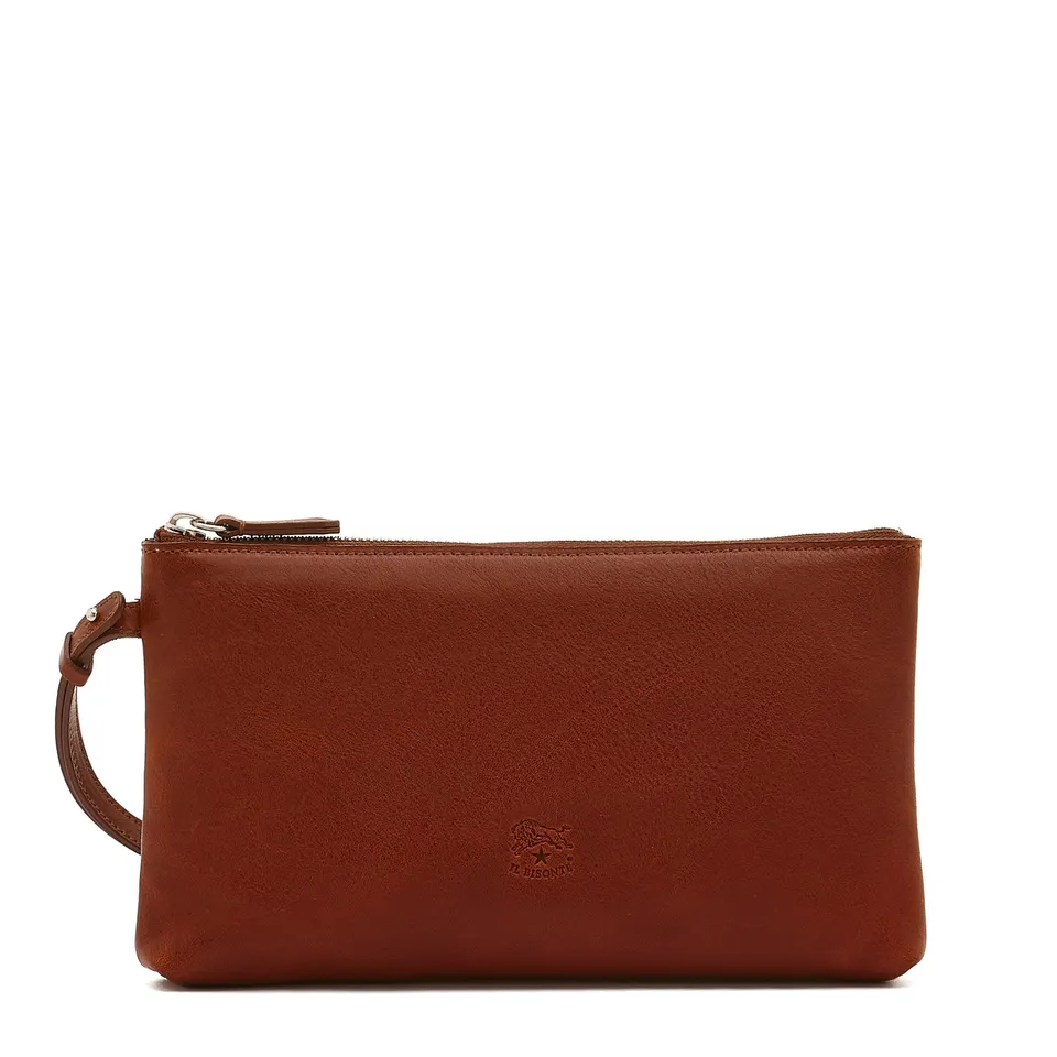 Il Bisonte Oriuolo Pochette Herrentasche Seppia