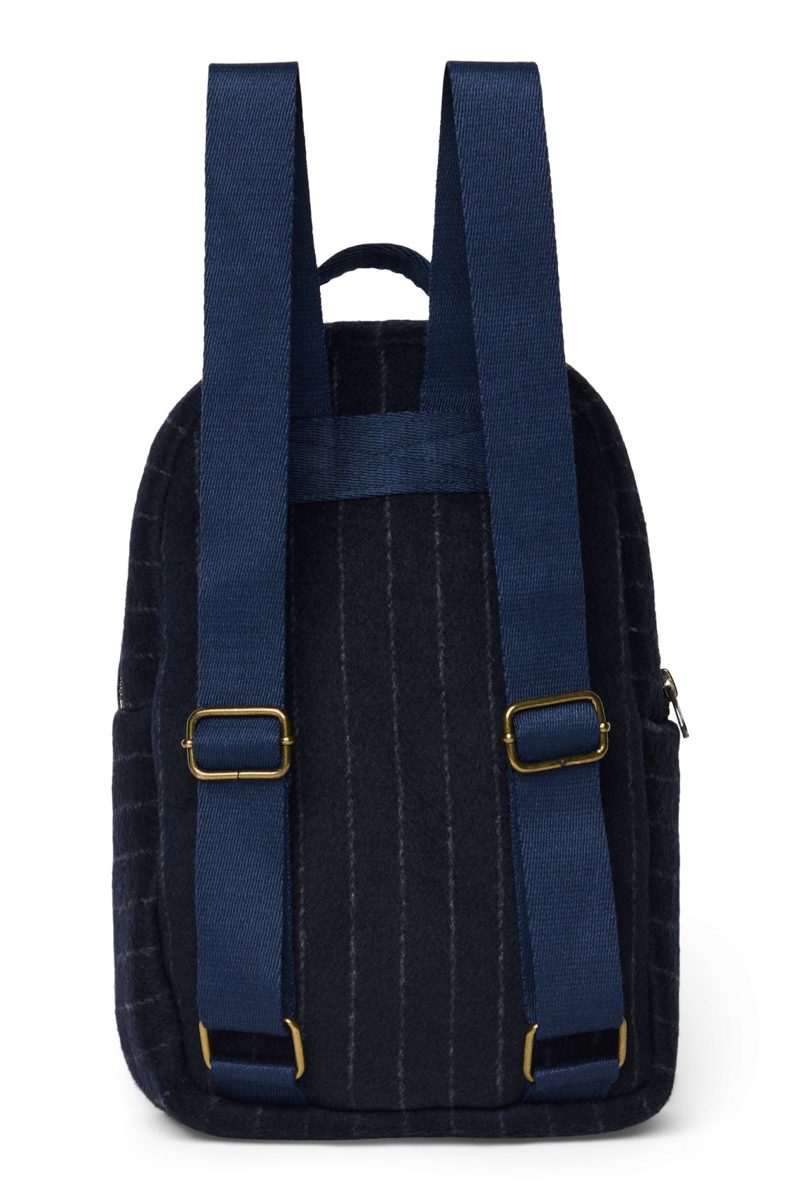 Studio Noos Flannel Chalkstripe Mini Rucksack Dunkelblau