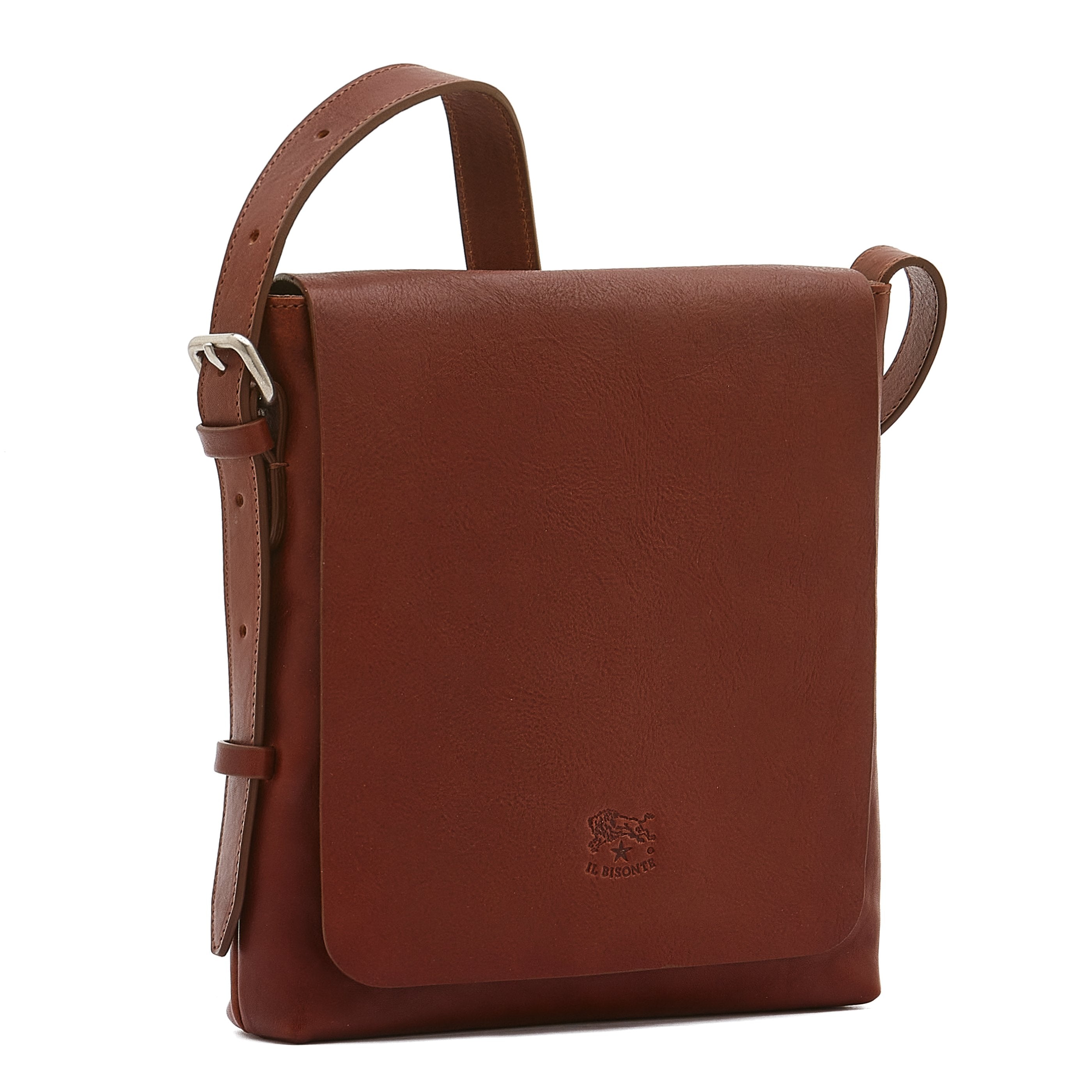 Il Bisonte Brolio Herrentasche seppia Vintage-Leder