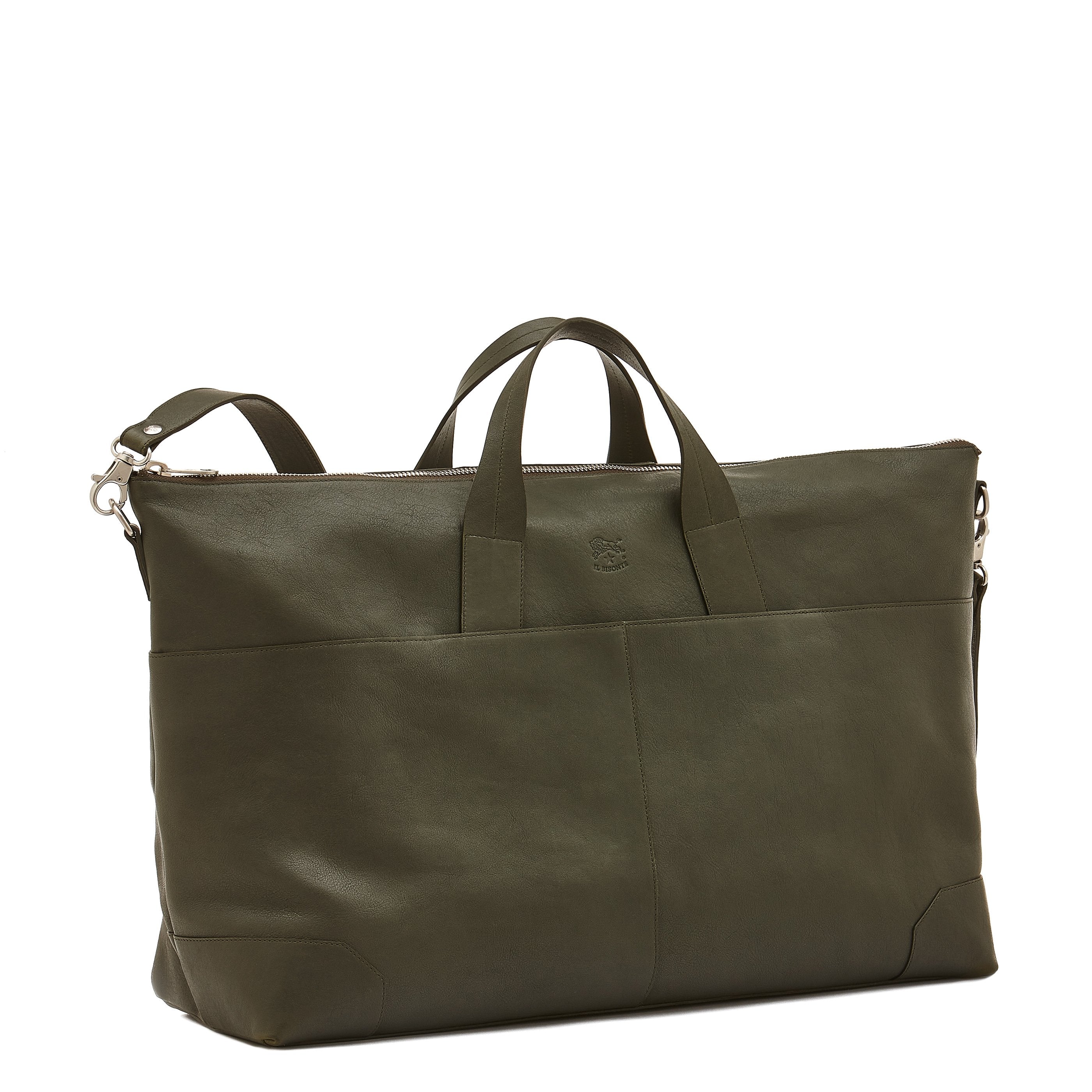 Il Bisonte Galileo Reisetasche Herren Bosco Leder