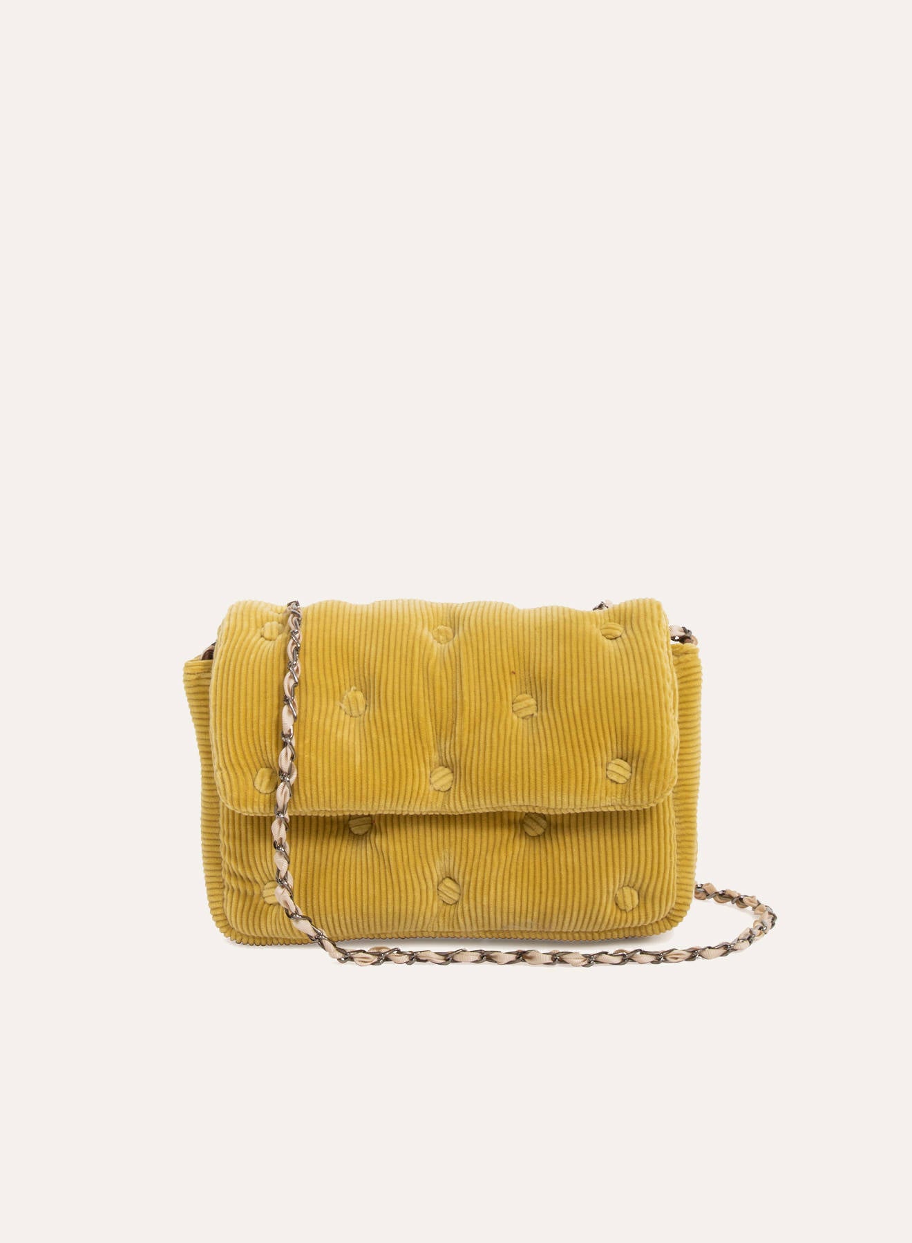 Maria la Rosa Padded Mini Bag SH224 Umhängetasche Weiß gesteppt
