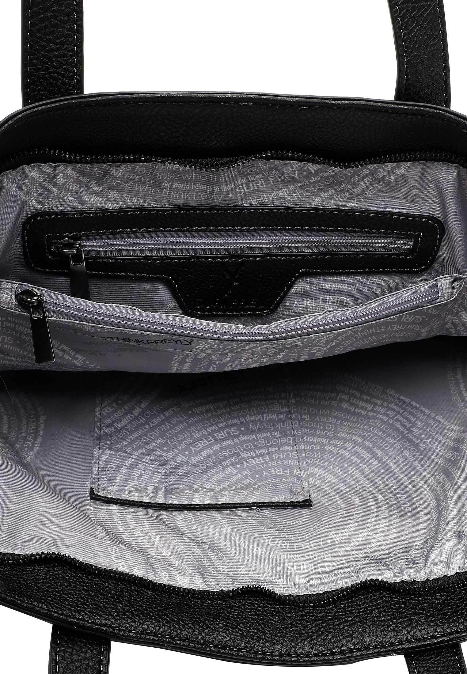 SURI FREY Gitty Shopper Handtasche schwarz DIN A4