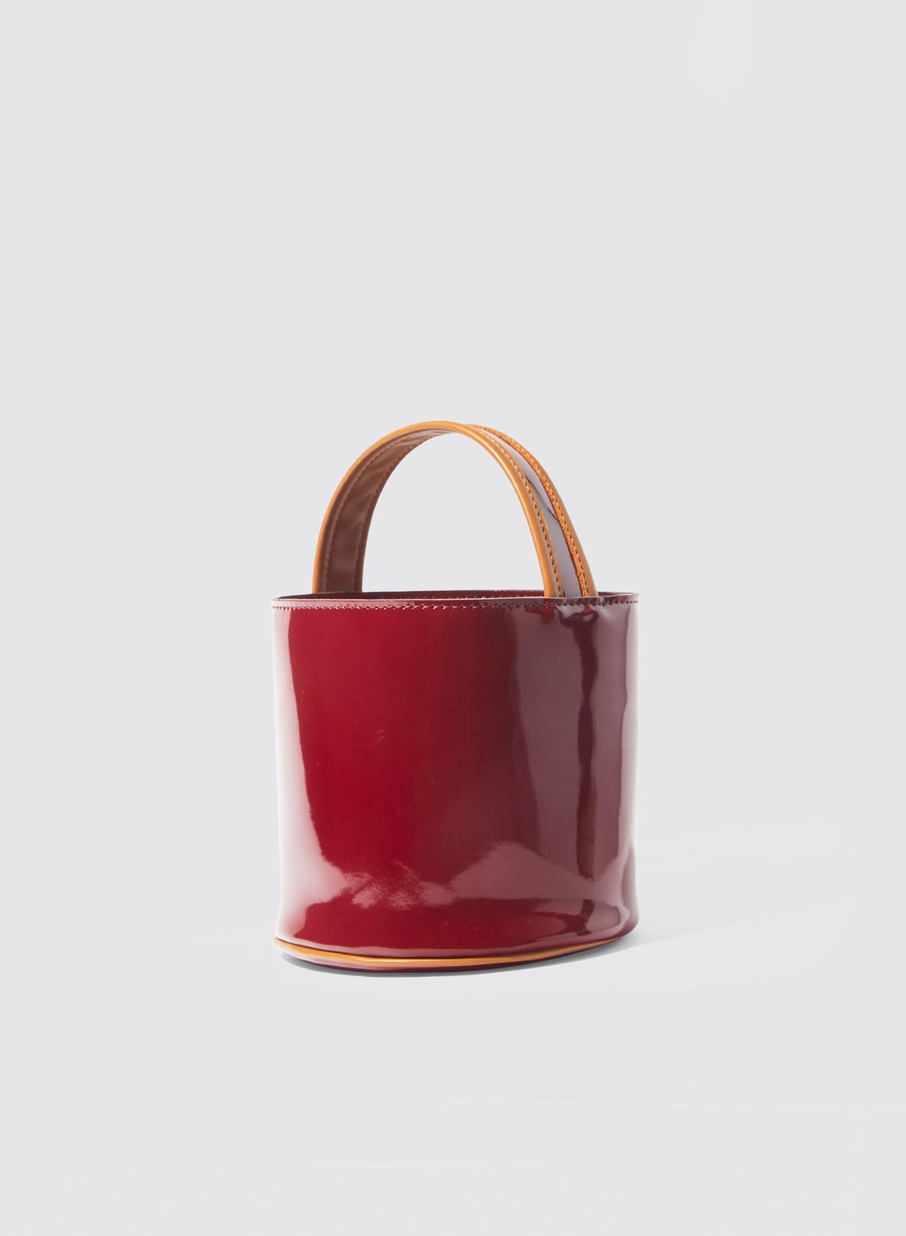 Maria la Rosa Vinyl Mini Bucket WBW26.29 Tasche Bordeaux