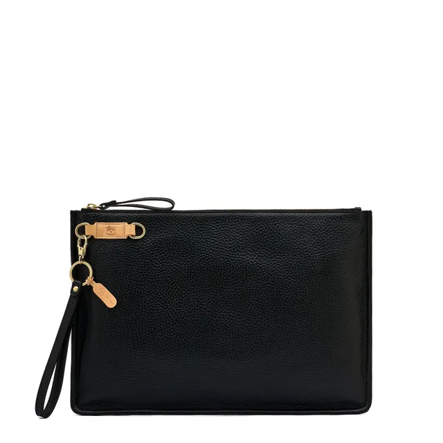 Il Bisonte Segno Pochette Herren schwarz Laptop
