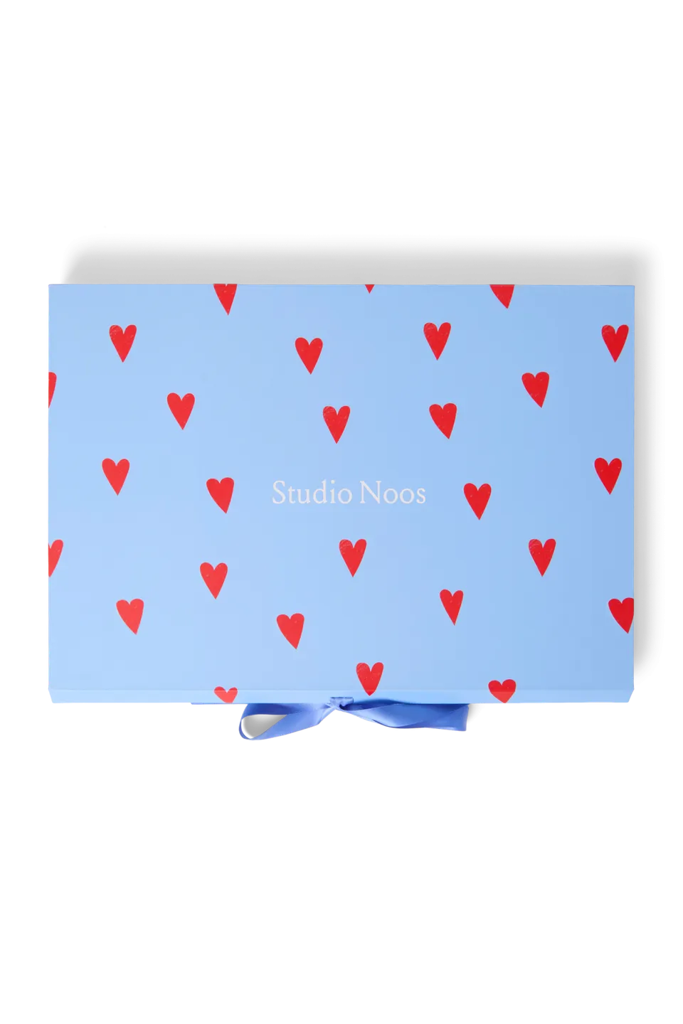 Studio Noos Gift Box Geschenkbox S Hellblau Hearts