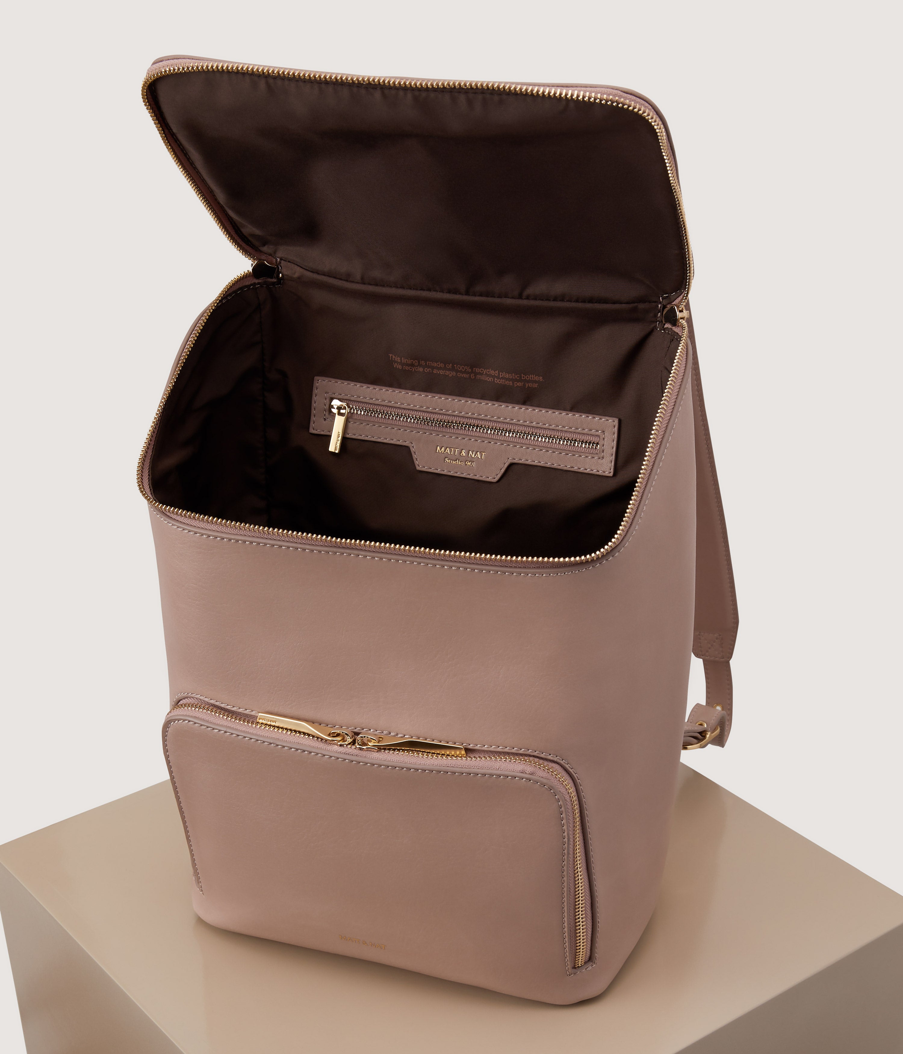 Matt & Nat Vintage Vida Rucksack Schwarz 13 Zoll