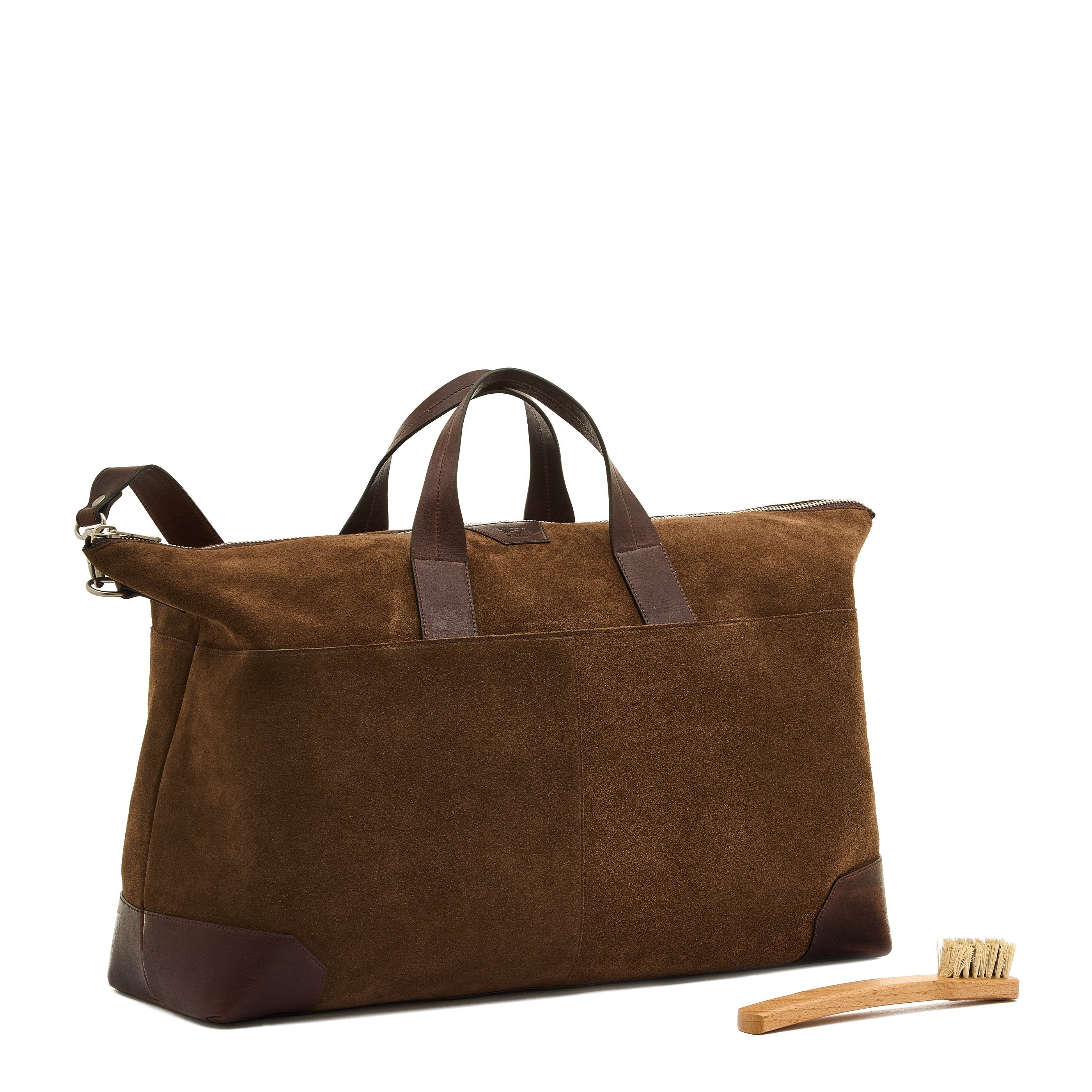 Il Bisonte Galileo Reisetasche Testa di Moro Suede