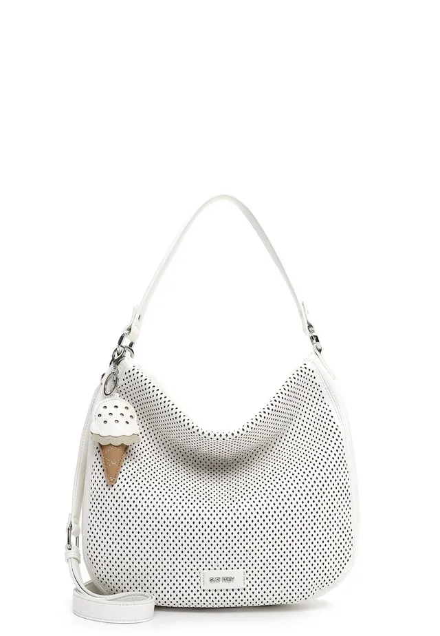 SURI FREY Cilly Bucket Bag L Schultertasche White weiß