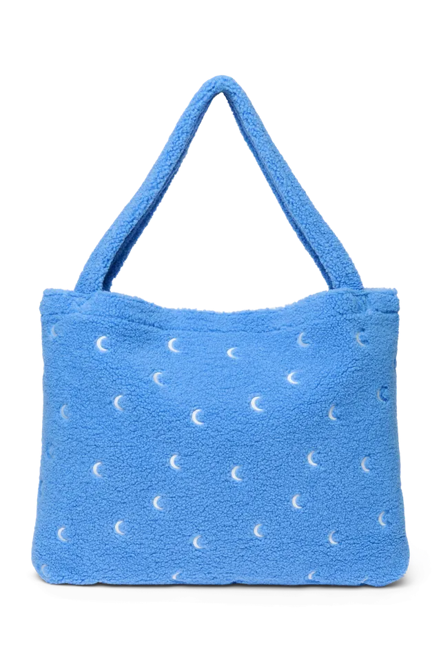 Studio Noos Teddy Mom Bag Hellblau Mond Shopper