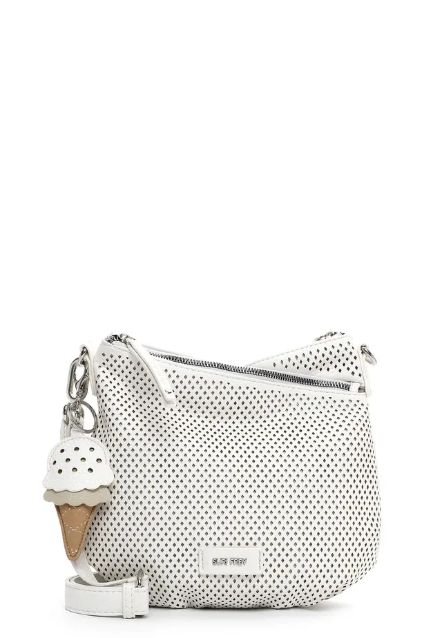 SURI FREY Cilly Crossover Bag Umhängetasche Weiß 2 Fächer