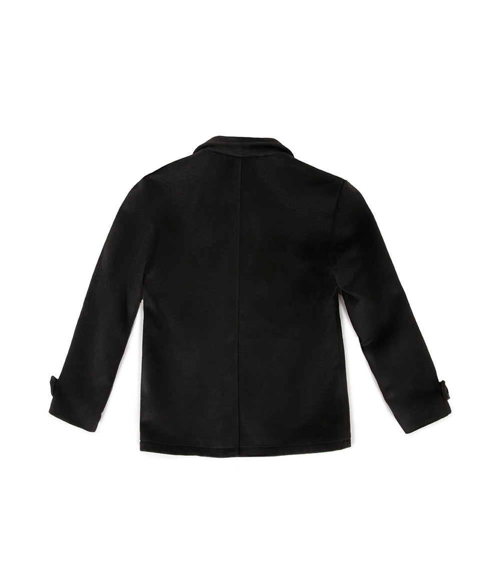 Matt & Nat Ria Wollmantel Damen schwarz vegan