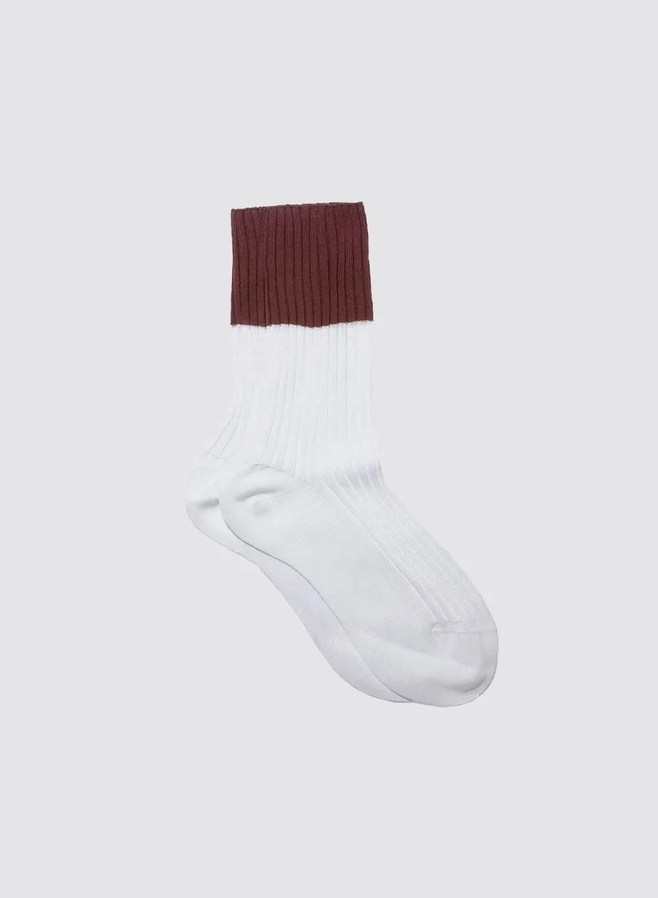 Maria la Rosa WD034BI0165 Socken Weiß Baumwolle