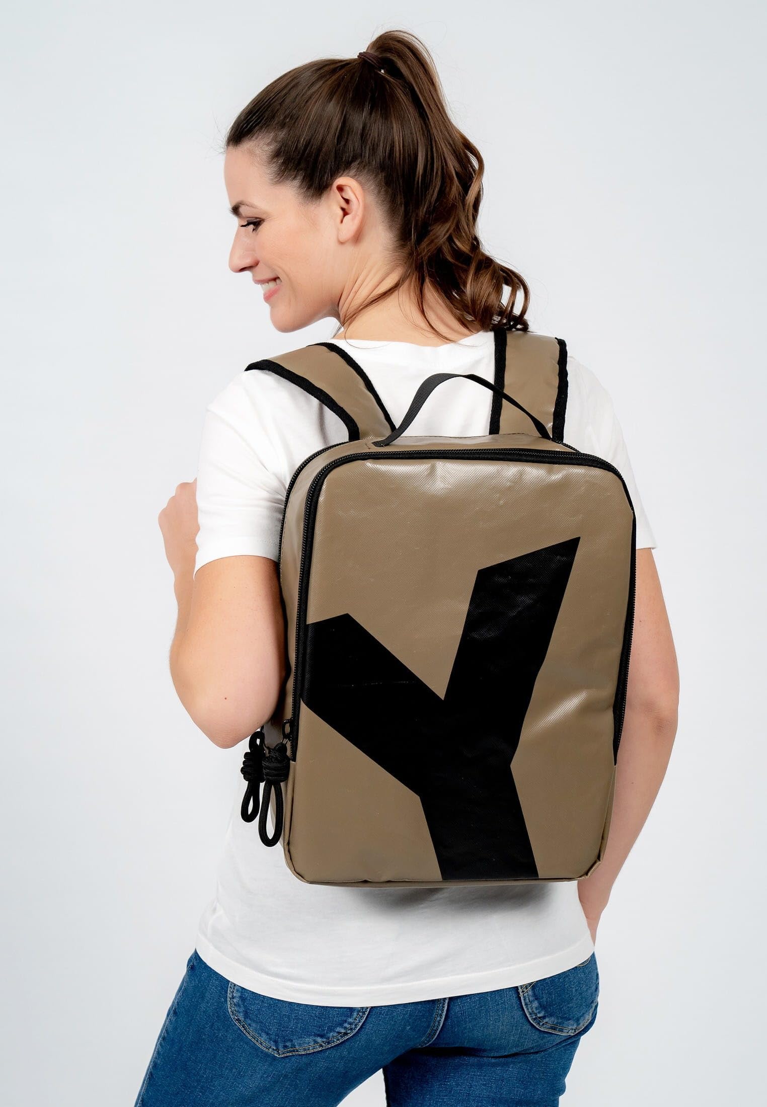 SURI FREY Jessey Plane Rucksack Khaki mit Laptopfach