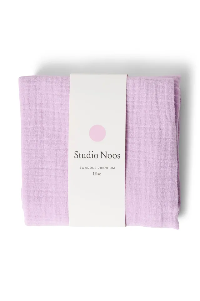 Studio Noos Swaddle Uni Medium Spucktuch Purple