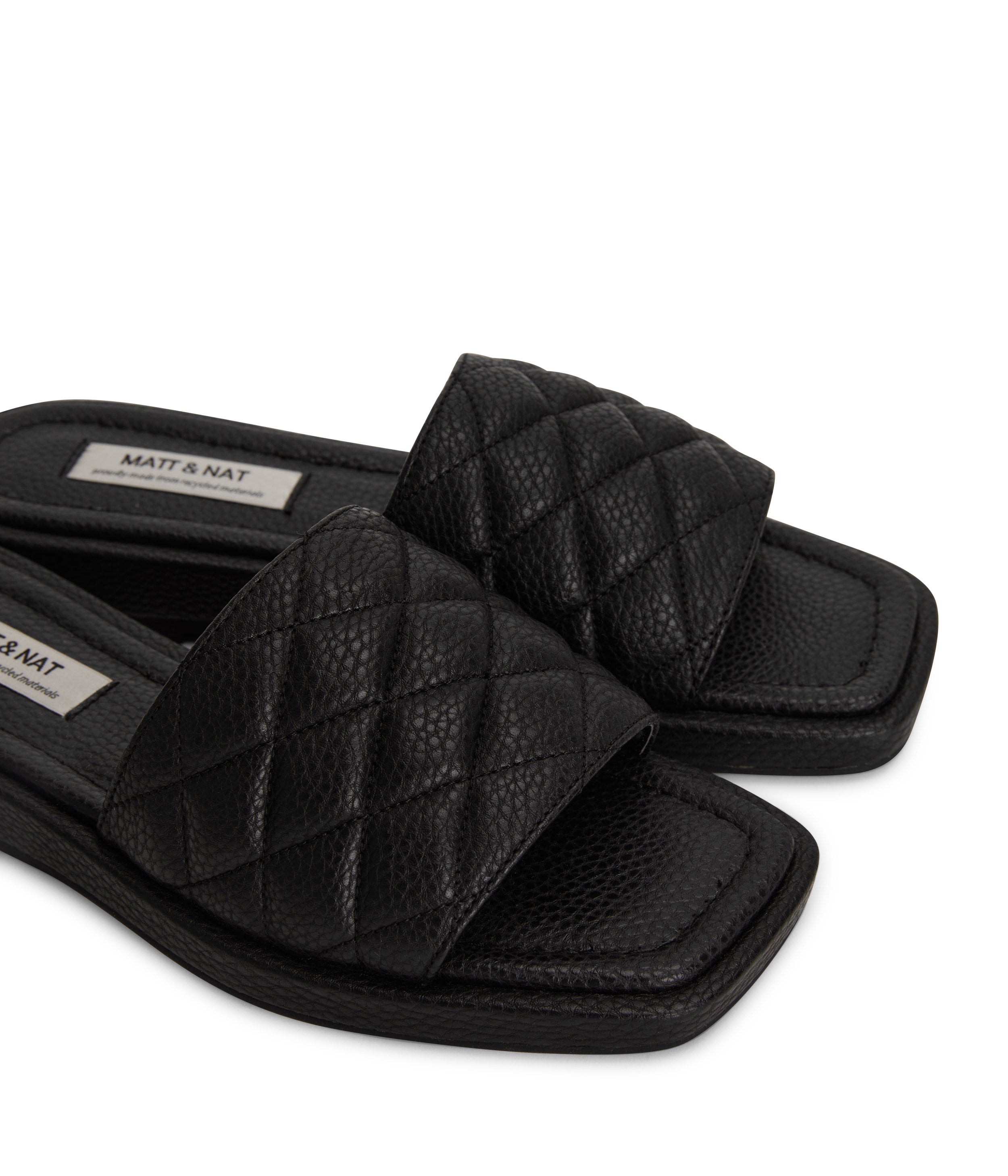 Matt & Nat Brie Sandalen Damen Schwarz 38 vegan