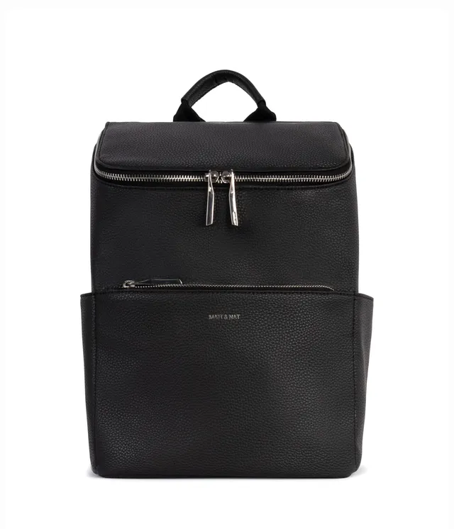 Matt & Nat Grain Brave Rucksack Schwarz 13 Zoll vegan