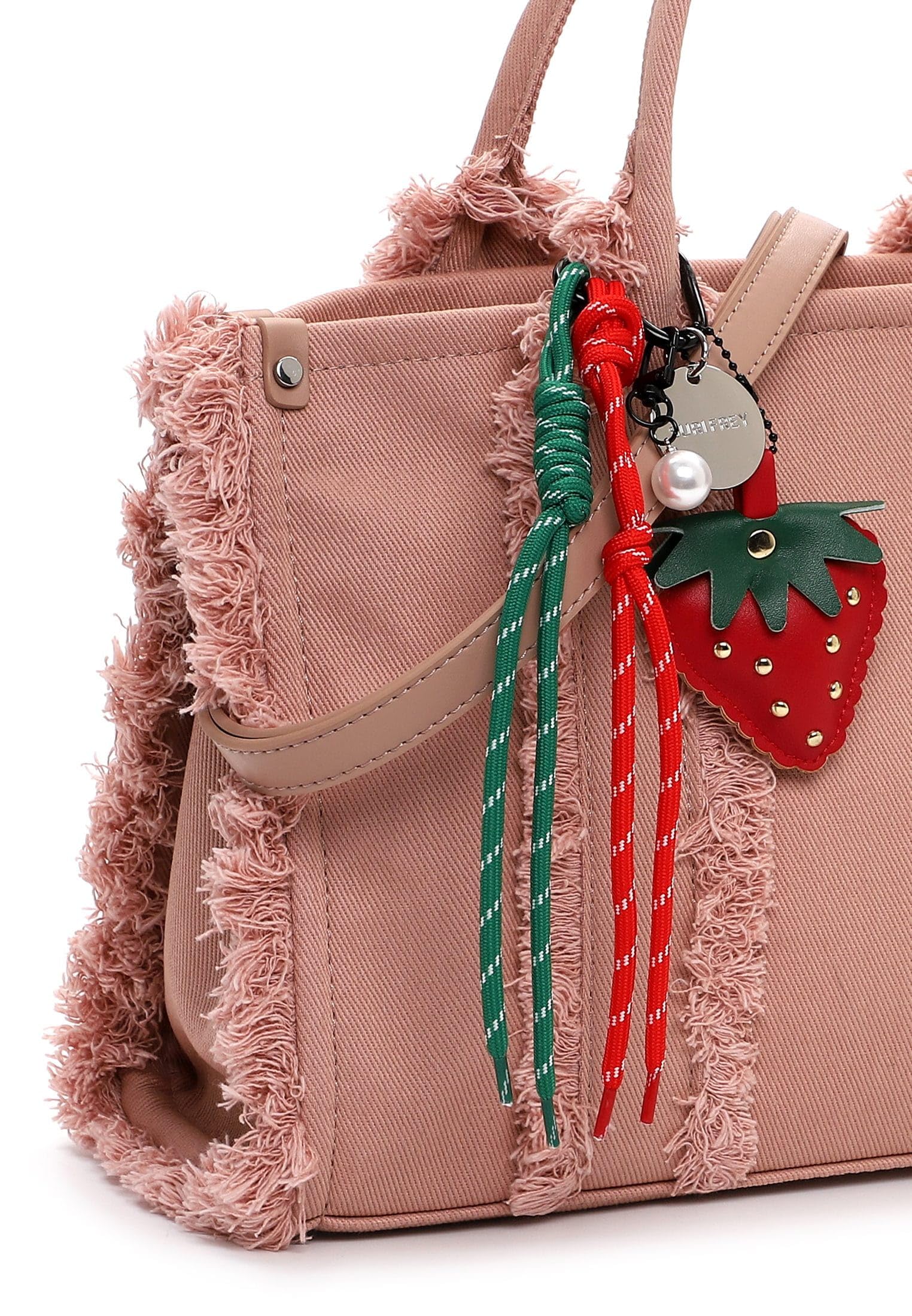SURI FREY Kally Cityshopper Shopper Rose Denim-Optik