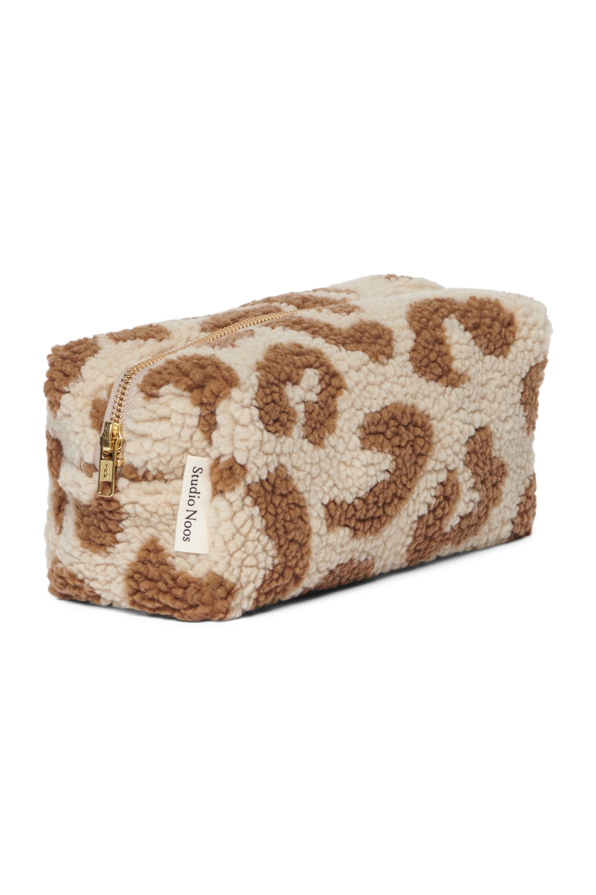Studio Noos Teddy Pouch Täschchen Leopard mit Reißverschluss