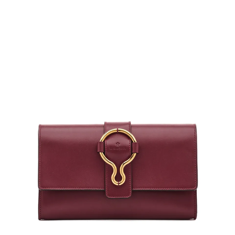 Il Bisonte Consuelo Pochette amarena Vollleder